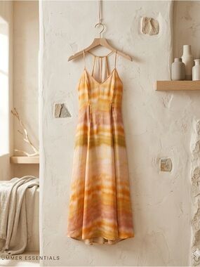 Cult Gaia Domino Midi Dress Dusty Dye Size XS NWT